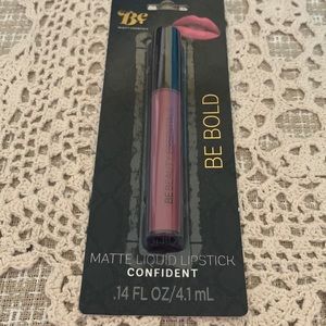 Matte liquid lipstick in “confident “ it’s like a pinkish burgundy.